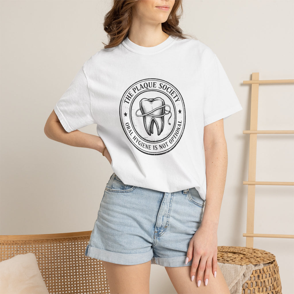 THE PLAQUE SOCIETY —  Signature Emblem White