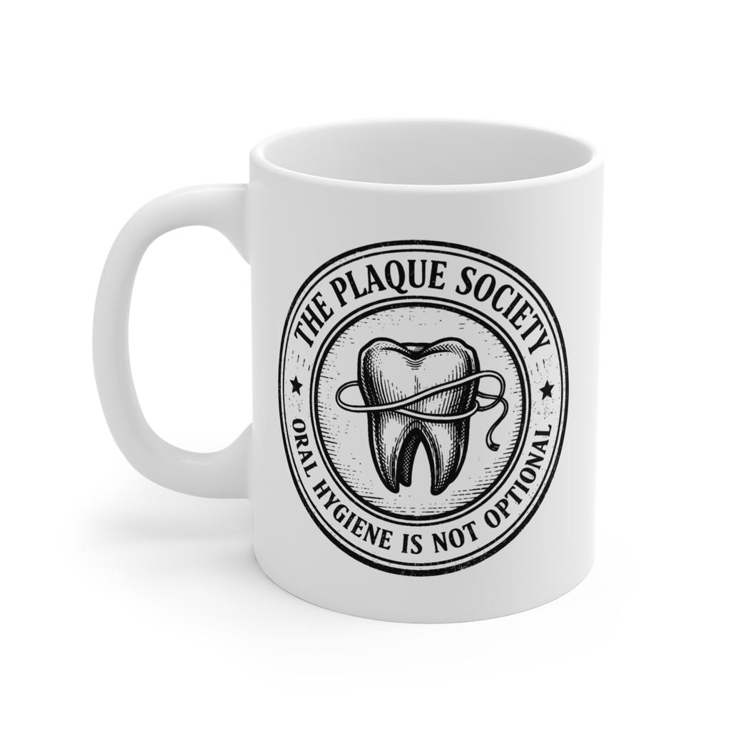 THE PLAQUE SOCIETY — Signature mug