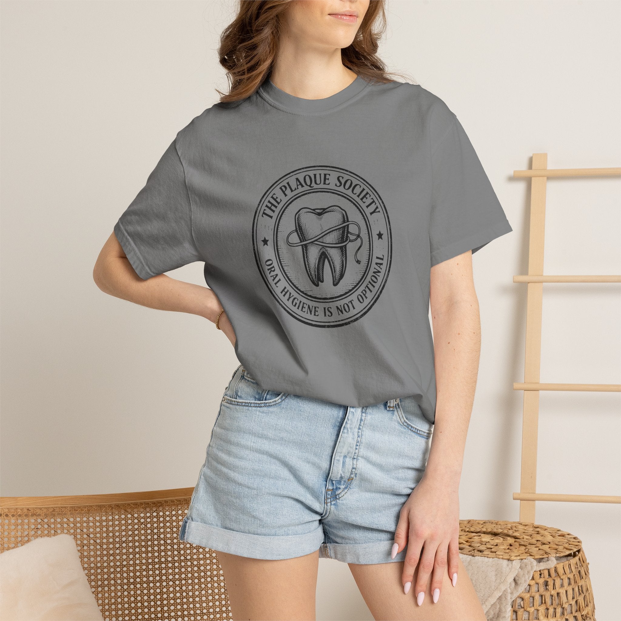 THE PLAQUE SOCIETY —  Signature Emblem White